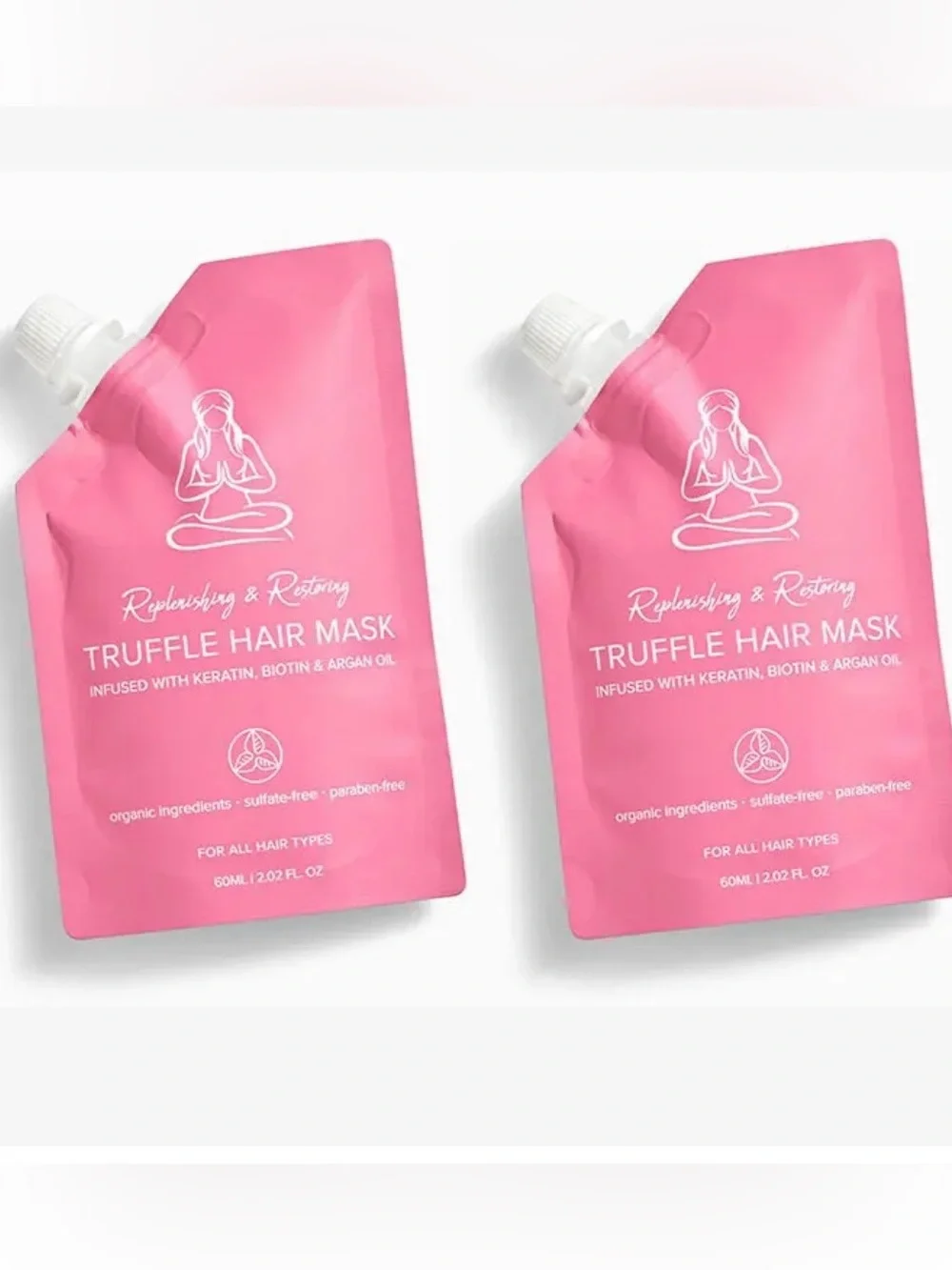 KARMA BEAUTY Truffle Hair Mask Duo 60ml X 2 BRAND NEW/SEALED